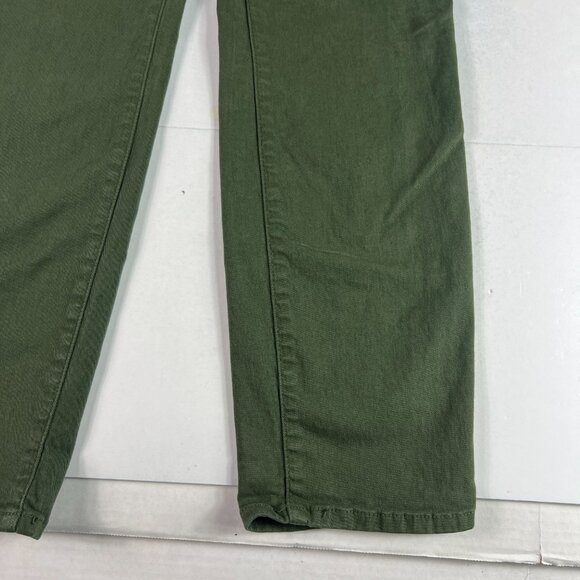 Good American Jeans Women's 26x26* Good Classic Straight Crop Green Denim Tag 27 - Picture 5 of 16